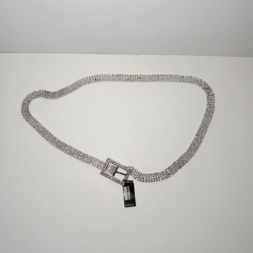 Express Rhinestone Belt Size Small - Picture 4 of 5